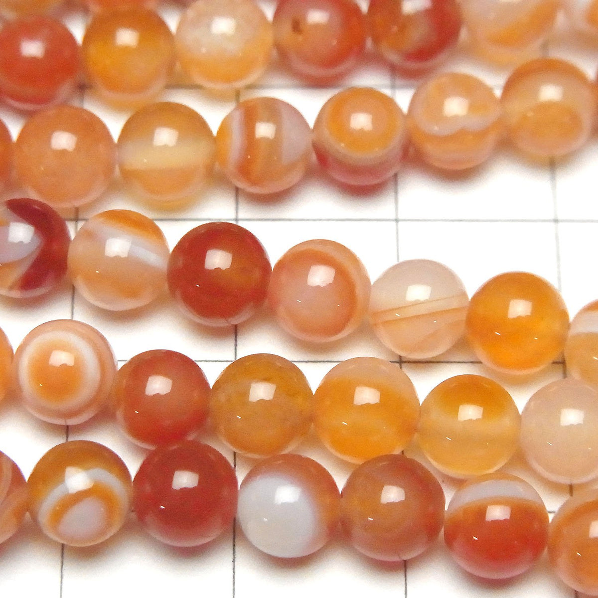 Carnelian, Sardonyx AAA- (Red Eye Agate) Round 6mm 1strand beads (aprx.15inch / 37cm)