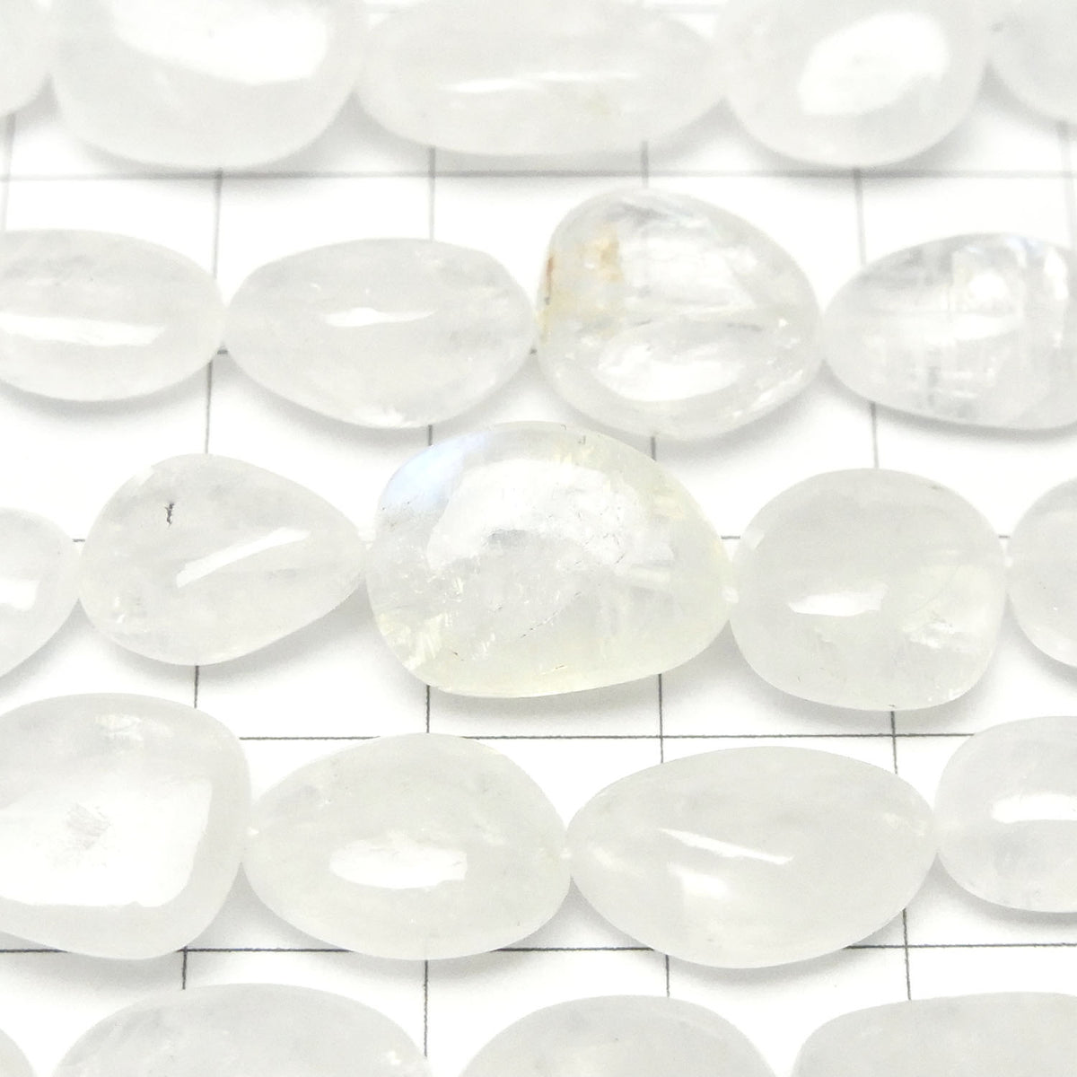 Rainbow Moonstone AA++ Nugget half or 1 strand beads (approx. 16 inches/40 cm)
