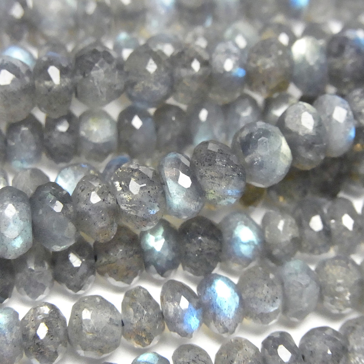 High Quality Labradorite AAA Faceted Button Rondelle 6x6x3mm half or 1strand beads (aprx.14inch/34cm)