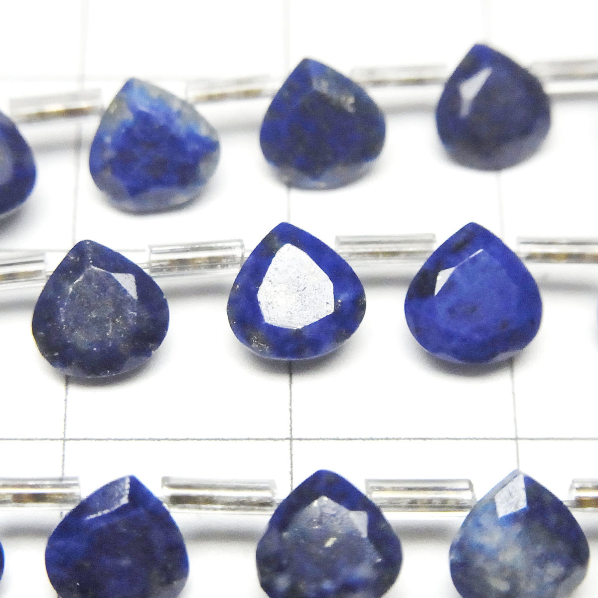 High Quality Lapislazuli AA++ Chestnut Faceted 6x6mm 1strand beads (18pcs )