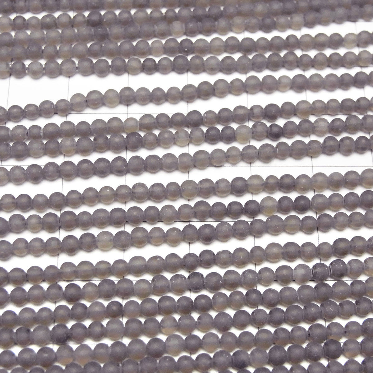 1strand $5.79! Frost Smoky Quartz AAA Round 3mm 1strand beads (aprx.15inch / 38cm)