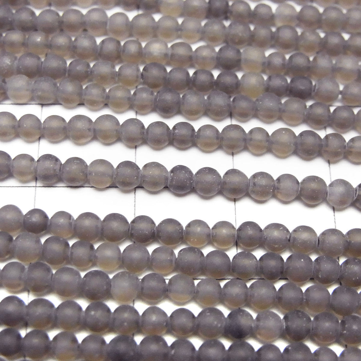 1strand $5.79! Frost Smoky Quartz AAA Round 3mm 1strand beads (aprx.15inch / 38cm)