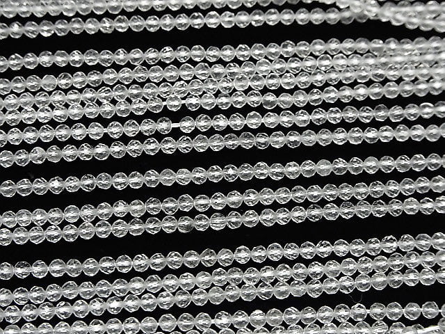 [Video]High Quality Crystal AAA Faceted Round 3mm 1strand beads (aprx.15inch / 38cm)