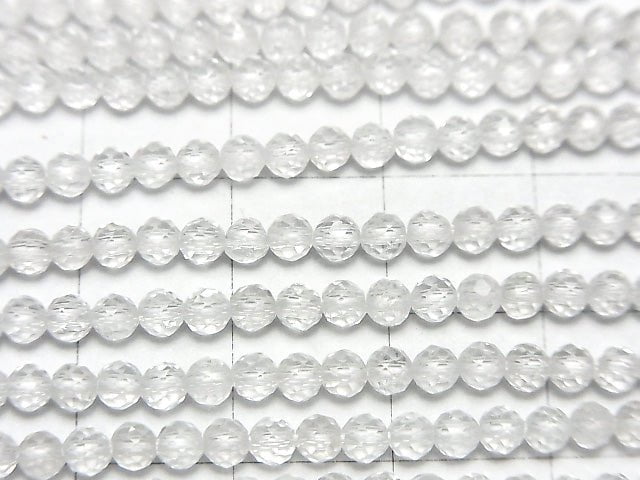 [Video]High Quality Crystal AAA Faceted Round 3mm 1strand beads (aprx.15inch / 38cm)