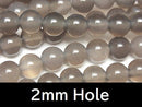 1strand $6.79! Gray Onyx AAA Round 8mm [2mm hole] 1strand beads (aprx.14inch / 35cm)