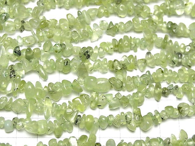 Prehnite AA+ Chips (Small Nugget ) 1strand beads (aprx.31inch/78cm)