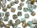 [Video] Copper Amazonite AAA Sugarloaf Cut 6x6mm 3pcs