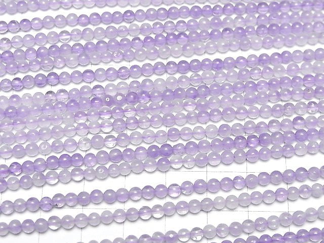 [Video]Lavender Amethyst AA Round 3mm 1strand beads (aprx.15inch/38cm)