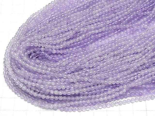 [Video]Lavender Amethyst AA Round 3mm 1strand beads (aprx.15inch/38cm)