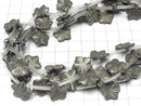 Golden Pyrite Flower 15x15x3mm half or 1strand beads (aprx.15inch / 38cm)