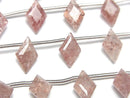 [Video] High Quality Pink Epidote AA++ Diamond Faceted 11x7mm 1strand (8pcs)