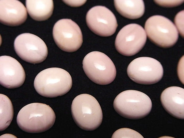 [Video] Australia Pink Opal AAA Oval Cabochon 8 x 6 mm 5pcs