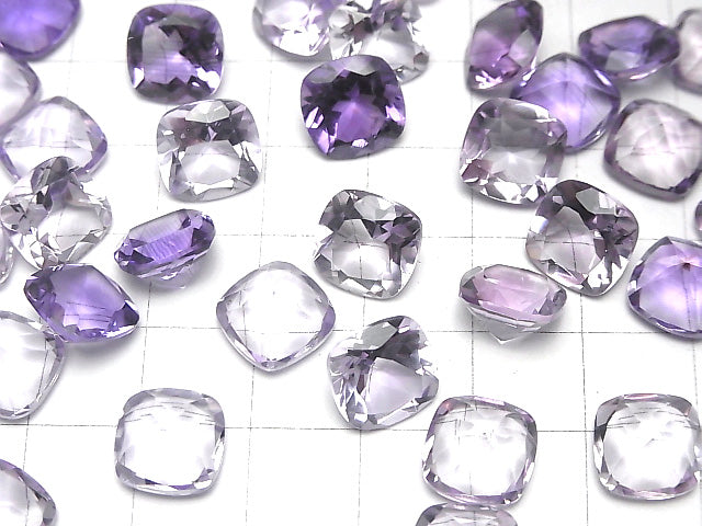 [Video] High Quality Amethyst AAA Loose stone Square Faceted 10x10mm 3pcs