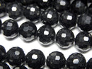 [Video] High Quality!  Onyx  Faceted Round 8mm  1strand beads (aprx.15inch/37cm)