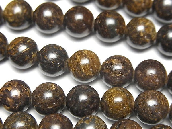 Bronzite  Round 8mm 1strand beads (aprx.15inch/38cm)