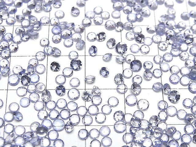 [Video]High Quality Tanzanite AAA Loose stone Round Faceted 3x3mm 10pcs