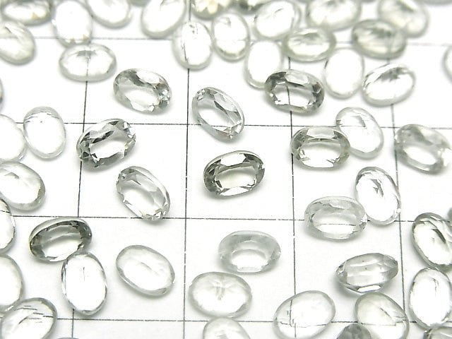 [Video]High Quality Green Amethyst AAA Loose stone Oval Faceted 6x4mm 10pcs