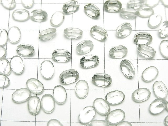 [Video]High Quality Green Amethyst AAA Loose stone Oval Faceted 6x4mm 10pcs