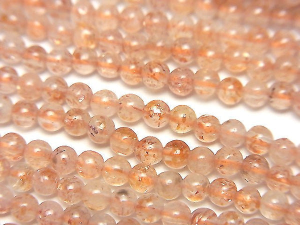 1strand $7.79! Sunstone AA++ Round 3mm 1strand beads (aprx.15inch/38cm)