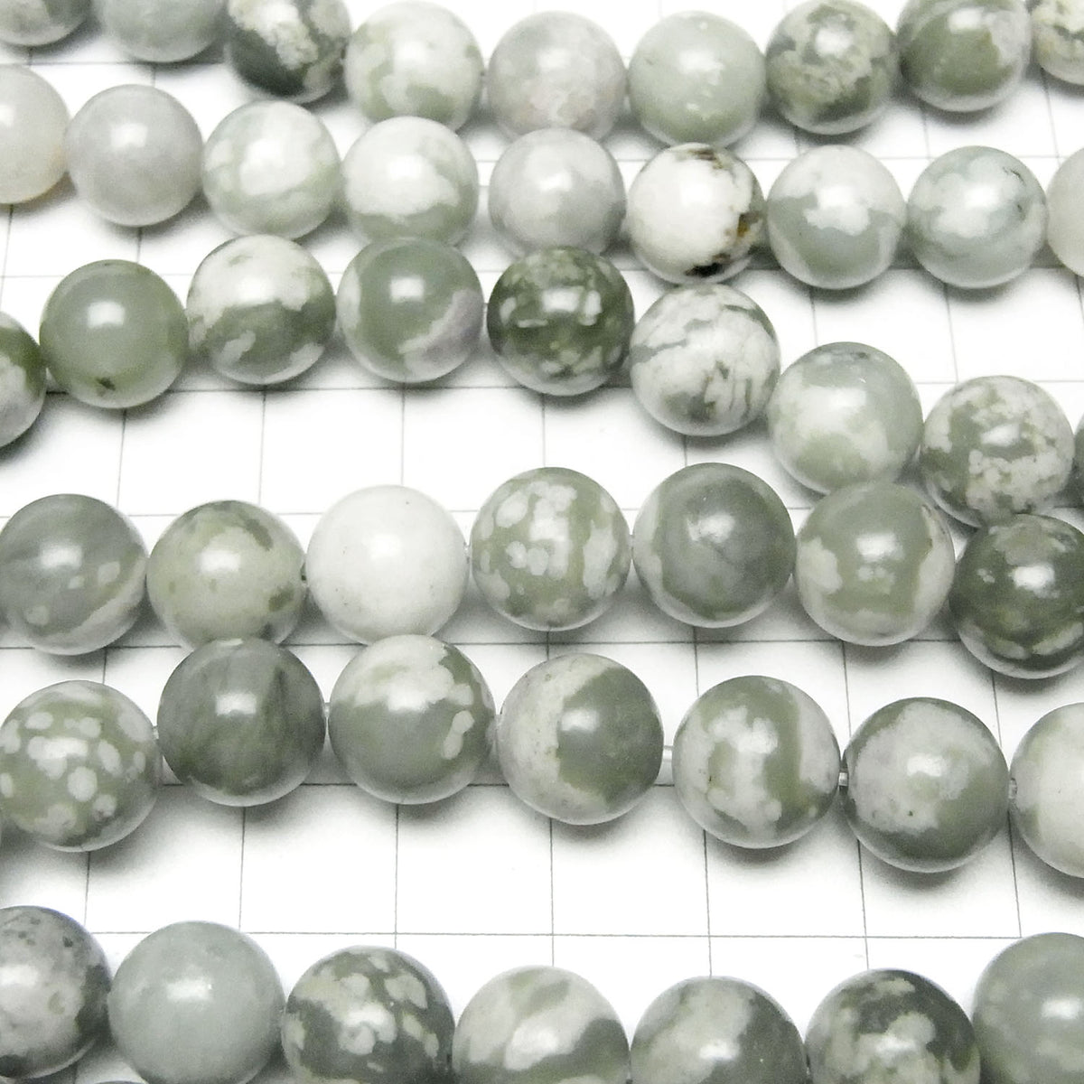 1 fil de perles 8,79 $ ! Lapis Nevada (Sauschlite) Rond 10 mm (environ 38 cm)