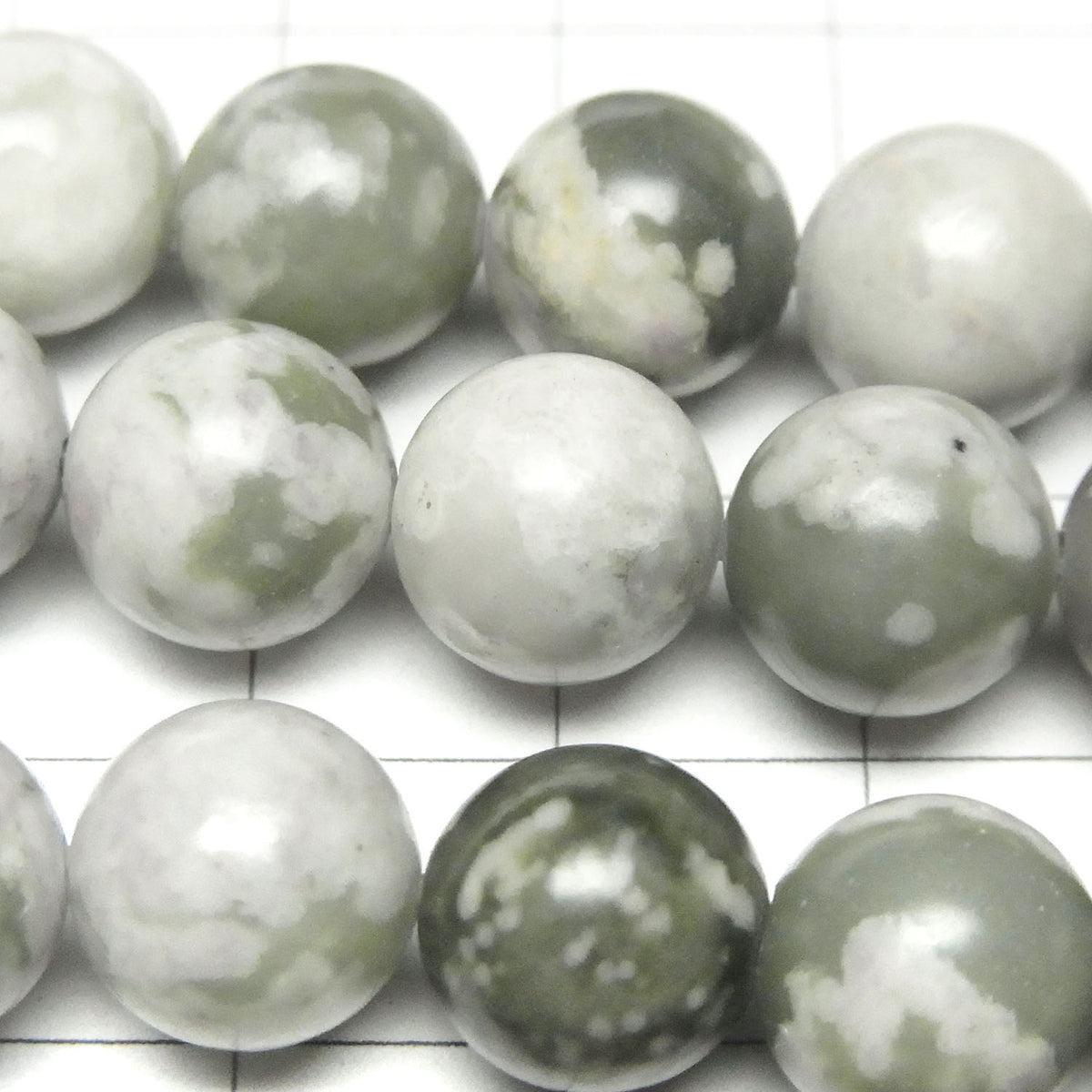 1 fil de perles 8,79 $ ! Lapis Nevada (Sauschlite) Rond 10 mm (environ 38 cm)