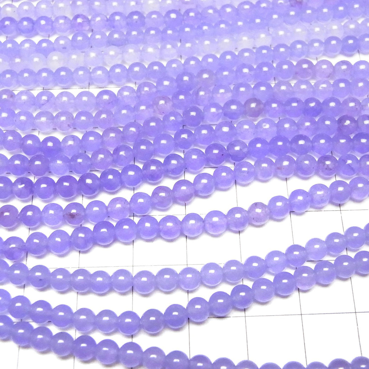 Blue Lavender Jade Round 4mm 1strand beads (aprx.15inch/37cm)