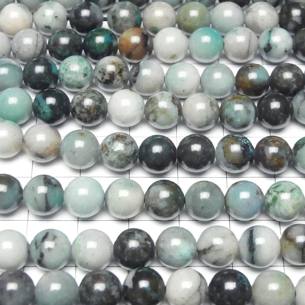 Chrysocolla AA+ Round 8mm half or 1strand beads (approx. 15 inches/38 cm)