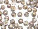 [Video]Copper Pink Opal AAA Round Cabochon 6x6mm 5pcs