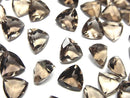 [Video]High Quality Smoky Quartz AAA Loose stone Triangle Faceted 8x8mm 5pcs