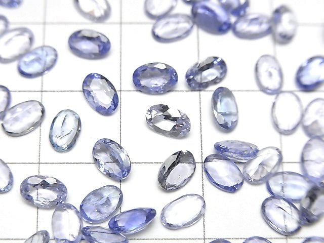 [Video] High Quality Tanzanite AAA- Loose stone Oval Faceted 6x4mm 5pcs