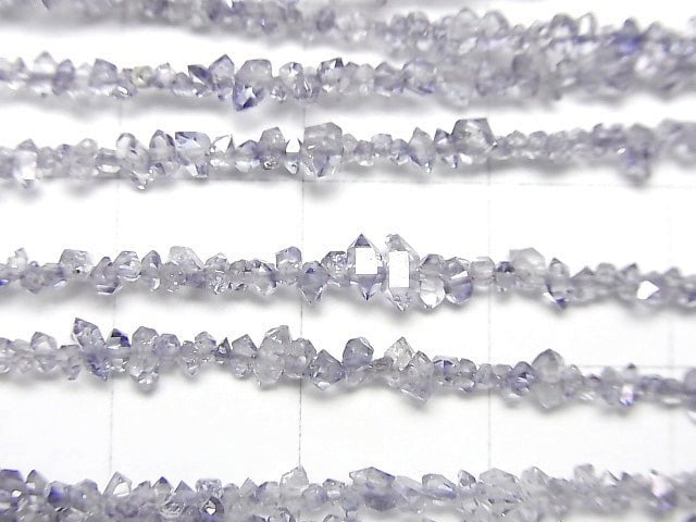 [Video] Pakistan double point crystal coating [blue purple] half or 1strand beads (aprx.15inch/37cm)