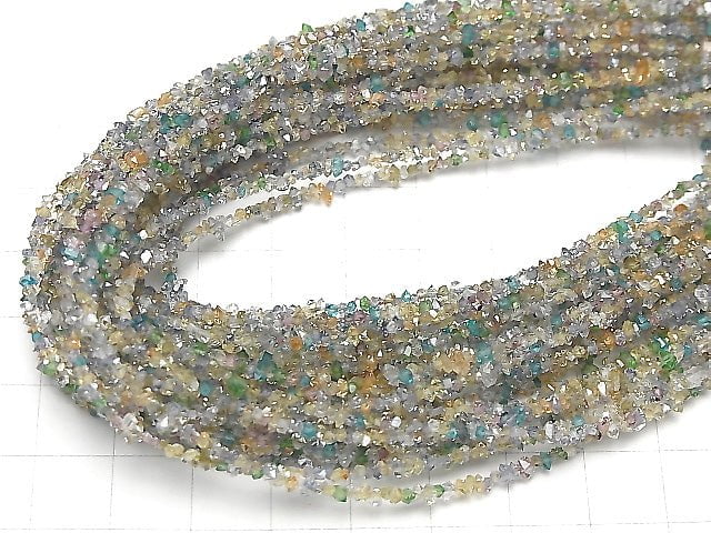 [Video] Pakistan double point crystal coating [multi-color] No.2 half or 1strand beads (aprx.15inch/37cm)