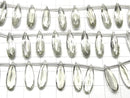 [Video]High Quality Green Amethyst AAA Pear shape Faceted 20x6mm half or 1strand (8pcs )