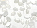 [Video]White Moonstone AAA Oval Cabochon 6x4mm 10pcs