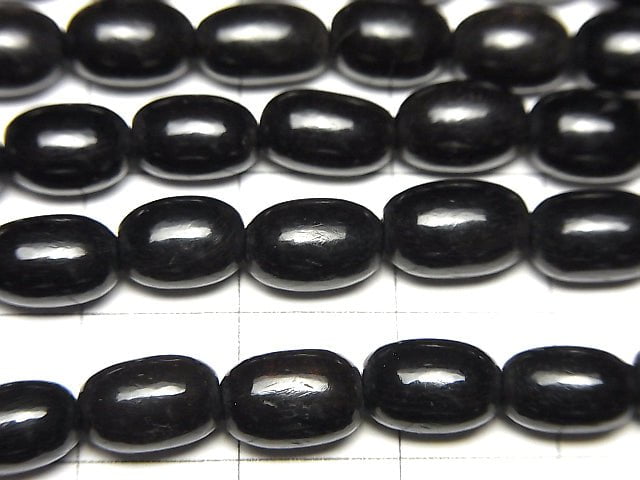 1strand $4.79! Buffalo Horn Rice 9x6x6 Black 1strand beads (aprx.15inch / 38cm)