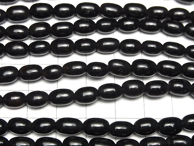 1strand $4.79! Buffalo Horn Rice 9x6x6 Black 1strand beads (aprx.15inch / 38cm)