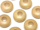 White Wood Rondelle 13 mm [5 mm hole] 10 pcs $2.79!
