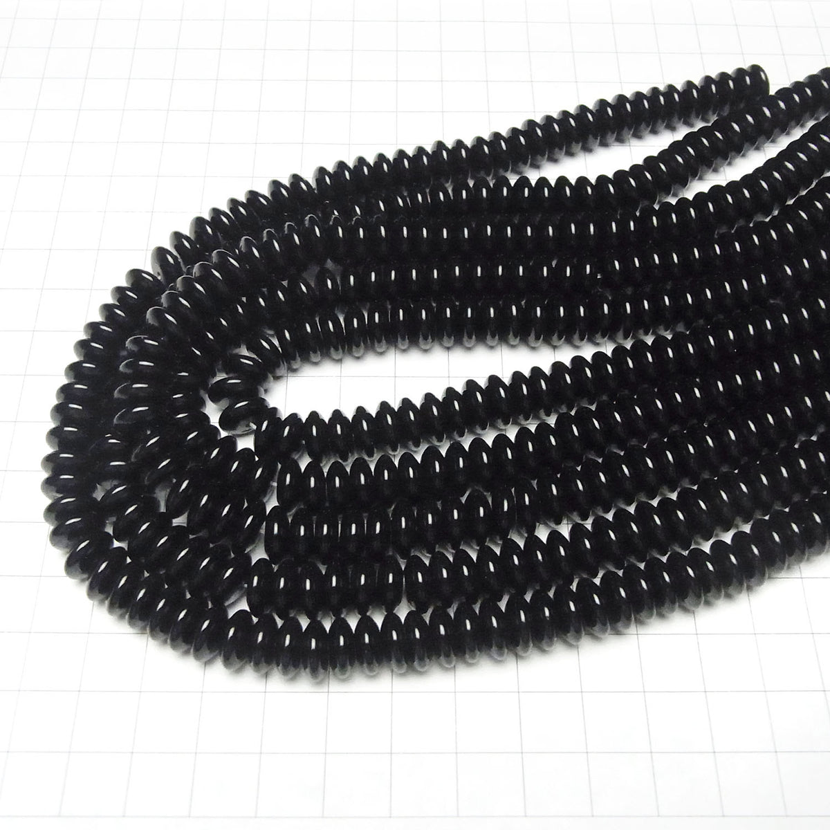 縞瑪瑙扁珠 10x10x4mm 半串或一串 (約15英吋/38公分)