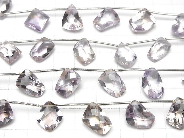 [Video] High Quality Ametrine AAA Fancy Shape Faceted 1strand (9pcs)