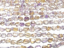 [Video]High Quality Ametrine AAA- Faceted Nugget half or 1strand beads (aprx.7inch/18cm)