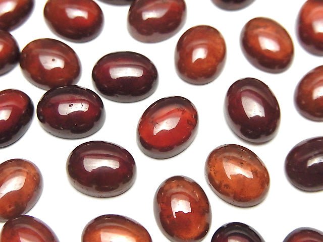 [Video] High Quality Hessonite Garnet AAA Oval  Cabochon 10x8mm 3pcs $9.79!