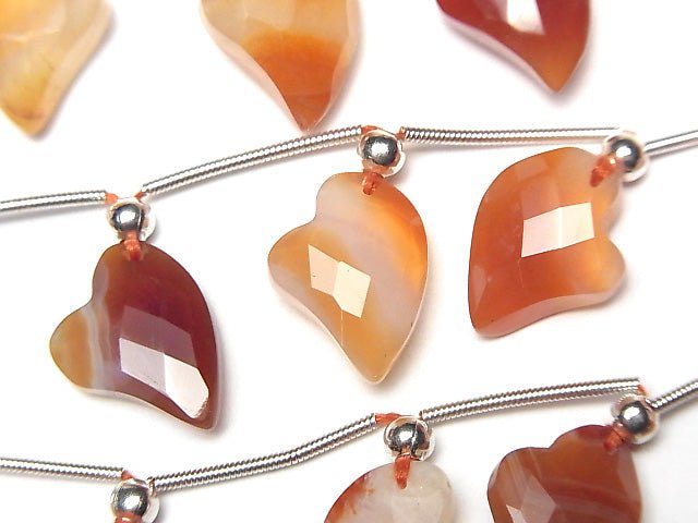 [Video] Mixed Carnelian Heart cut 1strand (8pcs)