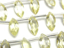 [Video]High Quality Lemon Quartz AAA Marquise Faceted 14x7mm 1strand (8pcs )