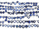 [Video]High Quality Kyanite AA++ Diamond Shape [Dark color] half or 1strand beads (aprx.9inch/22cm)