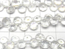 [Video] Aqua Crystal AAA Brilliant Cut 6x6x4mm half or 1strand beads (aprx.6inch/16cm)
