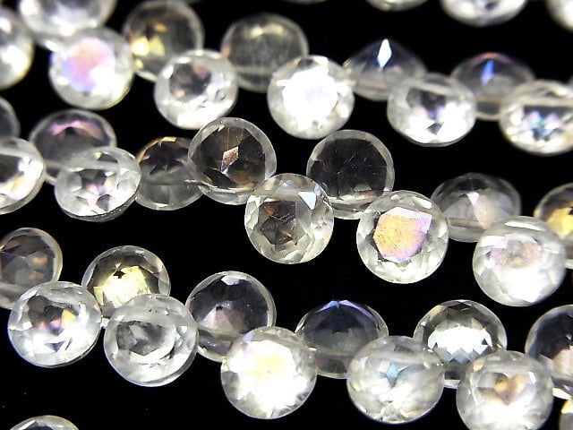[Video] Aqua Crystal AAA Brilliant Cut 6x6x4mm half or 1strand beads (aprx.6inch/16cm)