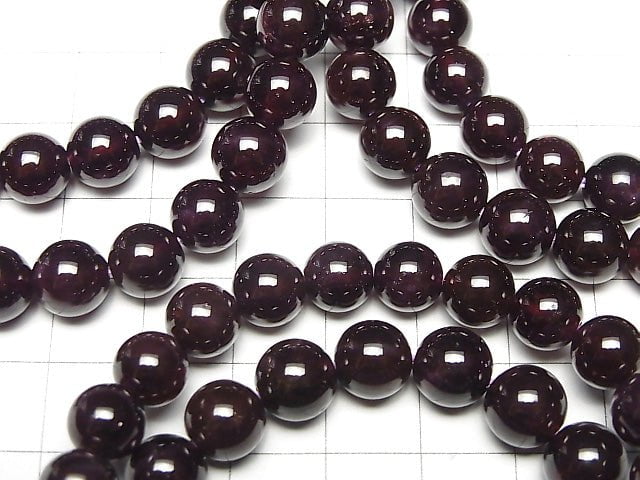 [Video] Star Garnet AAA- Round 8mm Bracelet