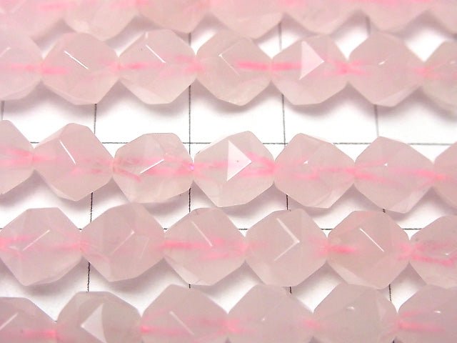 [Video] Rose Quartz AA+ Faceted Round 8mm  1strand beads (aprx.15inch/37cm)