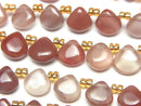 [Video] High Quality Andesine AAA- Chestnut (Smooth) 1strand beads (aprx.7inch / 18cm)