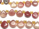 [Video] High Quality Andesine AAA- Chestnut (Smooth) 1strand beads (aprx.7inch / 18cm)